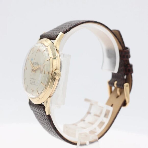 Vintage Hamilton Harrison Men\'s Automatic Wristwatch 665 Swiss 10k Gold & Steel main image 6